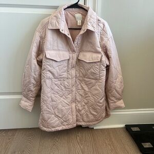 Women's Pink Quilted Jacket